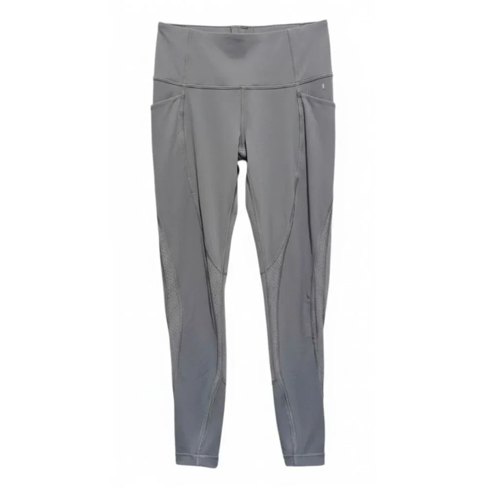 LULULEMON ATHLETICA Run Smoothly 7/8 Tight 25' In Titanium Size 6